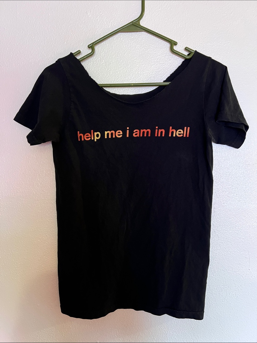 NIN Cut out neck DIY - Broken - off shoulder - Women